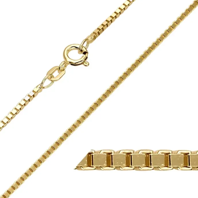BNH veneziaarmbånd i 8 karat guld 21 cm x 1,5 mm