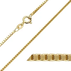 BNH veneziaarmbånd i 8 karat guld 17 cm x 1,5 mm