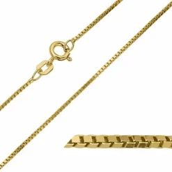 BNH veneziakæde i 14 karat guld 42 cm x 0,9 mm