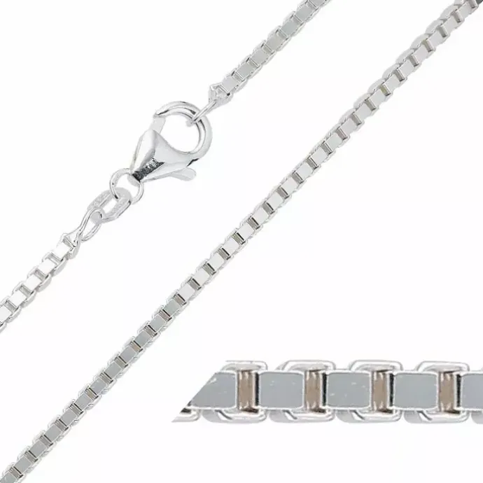 Bnh veneziakæde i sølv 45 cm x 1,8 mm