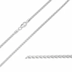 BNH veneziakæde rund i sølv 38 cm x 2,0 mm