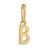 Bogstav B vedhæng i 9 karat guld