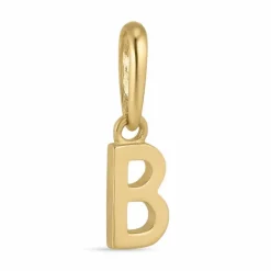 Bogstav B vedhæng i 9 karat guld
