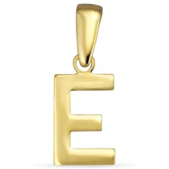 Bogstav E vedhæng i 8 karat guld
