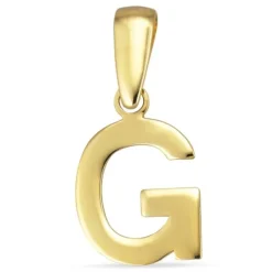 Bogstav G vedhæng i 8 karat guld