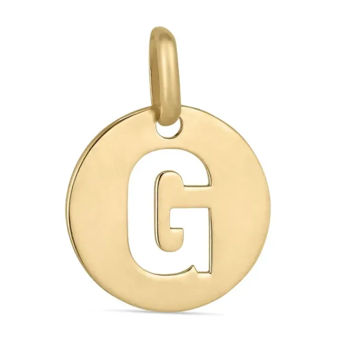 Bogstav G vedhæng i 8 karat guld