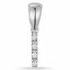 Bogstav i diamant vedhæng i 9 karat hvidguld 0,02 ct