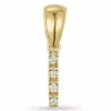 Bogstav i diamant vedhæng i 9 karat guld 0,02 ct
