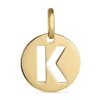 Bogstav K vedhæng i 8 karat guld
