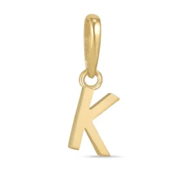 Bogstav K vedhæng i 9 karat guld