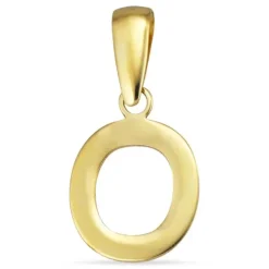 Bogstav O vedhæng i 8 karat guld