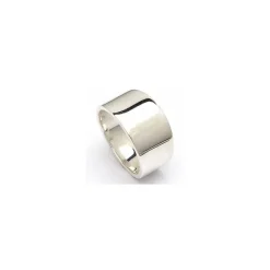 Bred ring i sølv