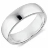 Bred sølv ring i sølv