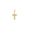 Bredt Jesus guld BNH kors i 14 karat guld