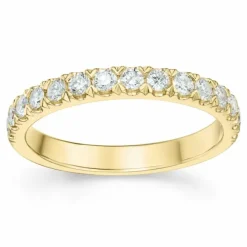 Brillant alliancering i 14 karat guld 0,49 ct