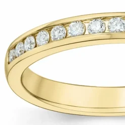 Brillant alliancering i 14 karat guld 0,26 ct