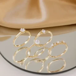 Brillantring i 14 karat guld 0,247 ct