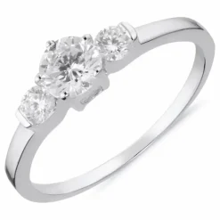 Chanti ringe sølv fingerring i rhodineret sølv
