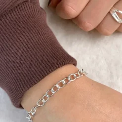 Charms armbånd i sølv x 5,4 mm