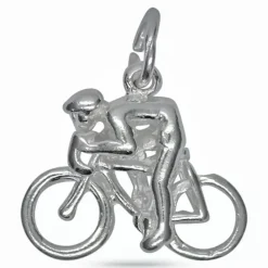 Cykel vedhæng i sølv