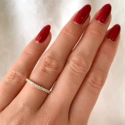 Diamant alliancering i 14 karat guld 0,25 ct