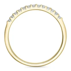 Diamant alliancering i 14 karat guld 0,25 ct