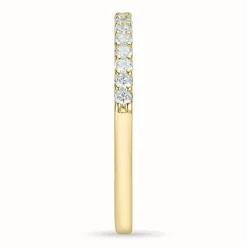 Diamant alliancering i 14 karat guld 0,25 ct