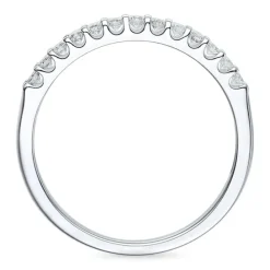 Diamant alliancering i 14 karat hvidguld 0,25 ct