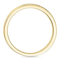 Diamant guld alliancering i 9 karat guld 0,09 ct
