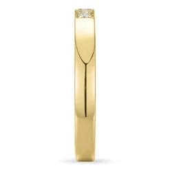 Diamant guld alliancering i 9 karat guld 0,09 ct