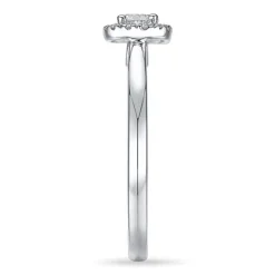 Diamant hvidgulds ring i 14 karat hvidguld 0,2 ct 0,072 ct