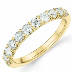 Diamant ring i 14 karat guld 0,75 ct