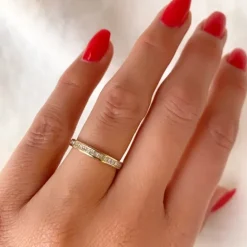 Diamant ring i 14 karat guld 0,128 ct 0,20 ct