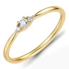 Diamant ring i 9 karat guld 0,07 ct