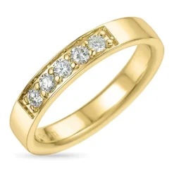 Diamant ring i 14 karat guld 0,25 ct