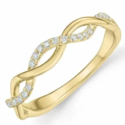 Diamant ring i 14 karat guld 0,15 ct