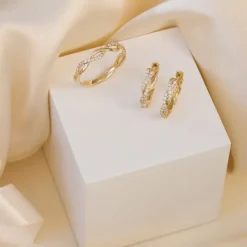 Diamant ring i 14 karat guld 0,15 ct