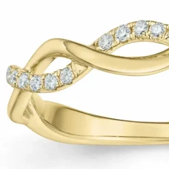 Diamant ring i 14 karat guld 0,15 ct