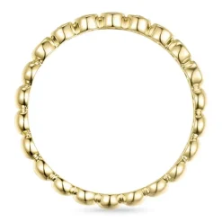 Diamantring i 14 karat guld 0,08 ct
