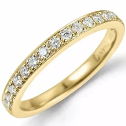 Diamantring i 14 karat guld 0,26 ct