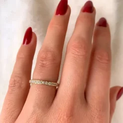 Diamantring i 14 karat guld 0,26 ct