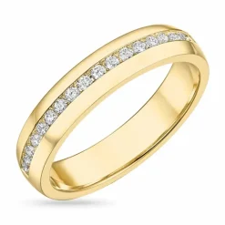 Diamantring i 14 karat guld 0,21 ct