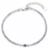 Elegant armbånd med ametyst og hematite.
