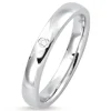 Elegant ring i rhodineret sølv