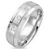 Elegant ring i rhodineret sølv