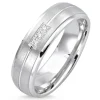 Elegant ring i rhodineret sølv