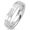Elegant ring i rhodineret sølv