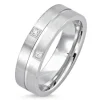 Elegant ring i rhodineret sølv