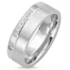 Elegant ring i rhodineret sølv