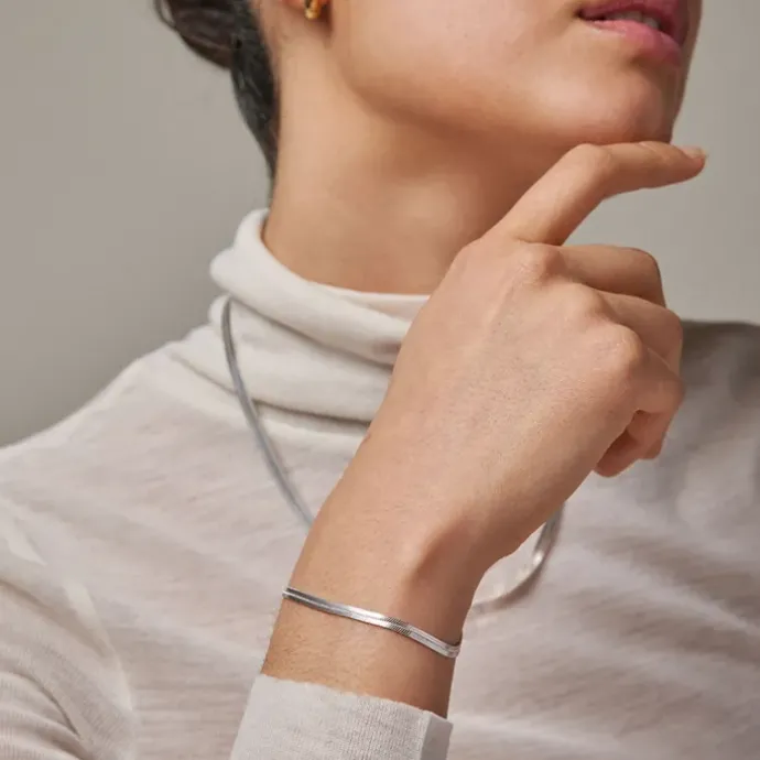 Enamel Caroline armbånd i sølv